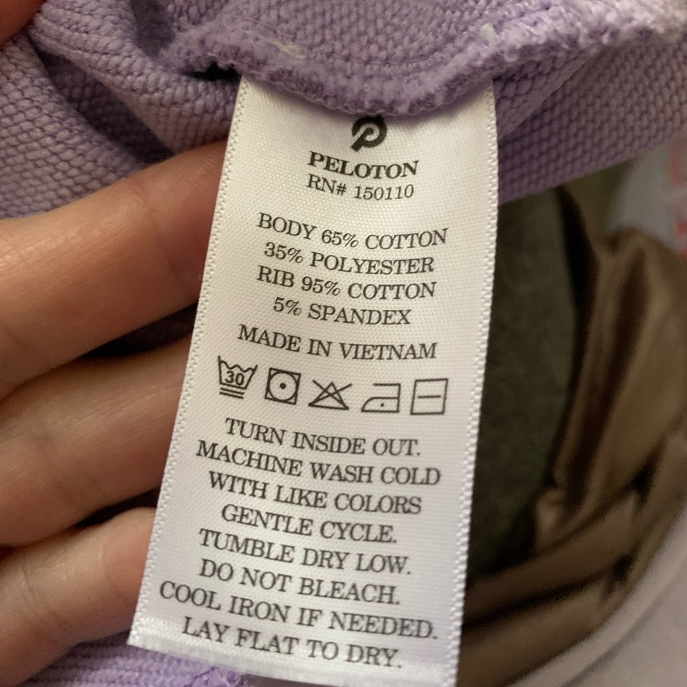 PELOTON Women's Sport Pullover in Purple (M) - Picture 5 of 5